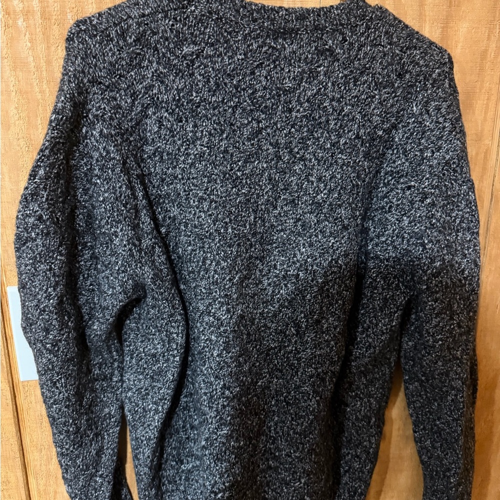 Men’s Zara Charcoal Knit Sweater - Picture 3 of 3